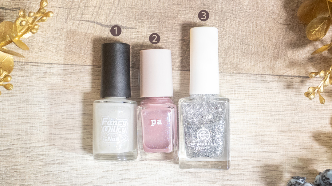 塗り重ねるだけのニュアンスネイルに使用したアイテム