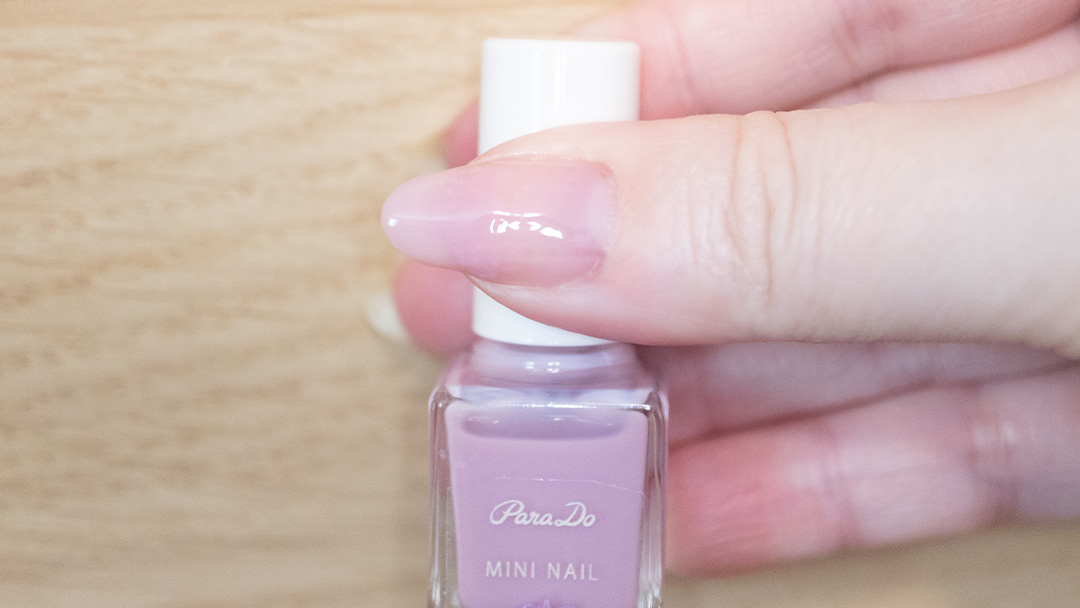 PL10 甘酸っぱベリーを実際に塗ったところ